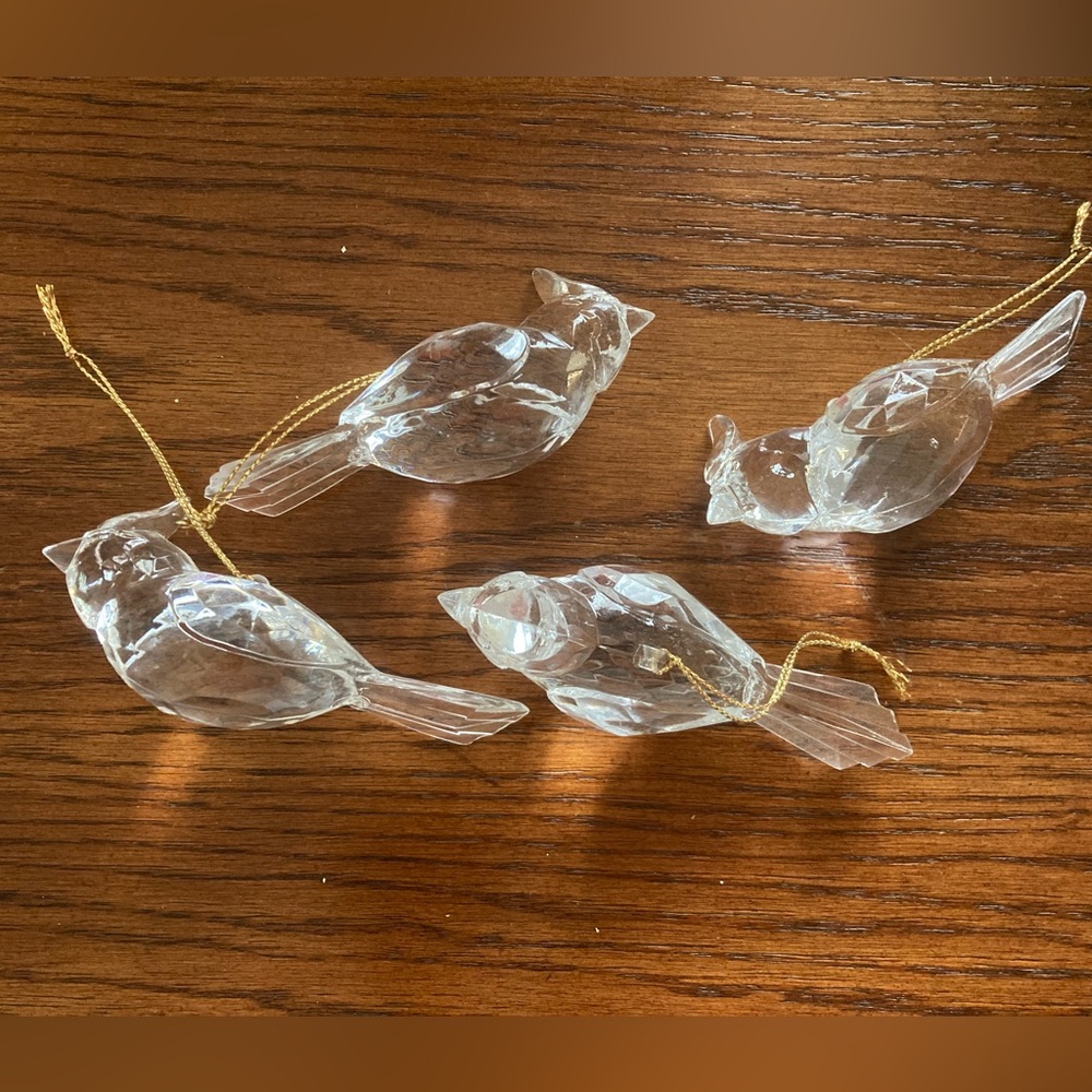 ♥️🤍💙4 Cardinal Ornaments